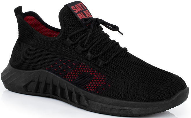 CZARNE MĘSKIE SNEAKERSY  1