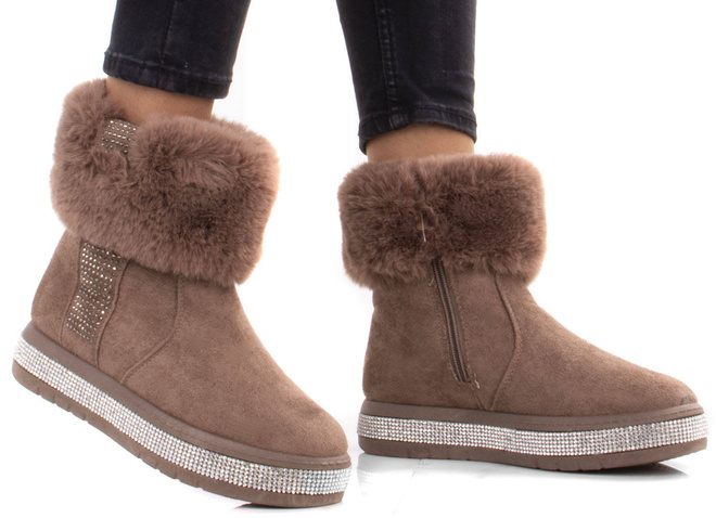 DAMSKIE BOTKI OCIEPLANE ŚNIEGOWCE WINDY 4