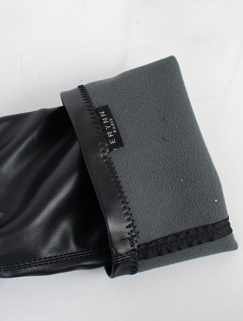 DAMSKIE CZARNE SKÓRZANE KOZAKI NA ZAMEK NA SŁUPKU 7