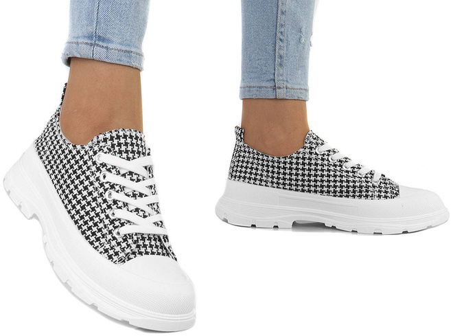 CZARNE NISKIE TRAMPKI BRIGITTA 2