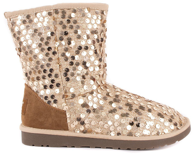 ZŁOTE ŚNIEGOWCE Z CEKINAMI SHIMES 1