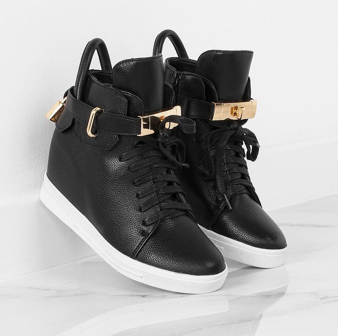 CZARNE SNEAKERSY Z KŁÓDKĄ BENNY 3