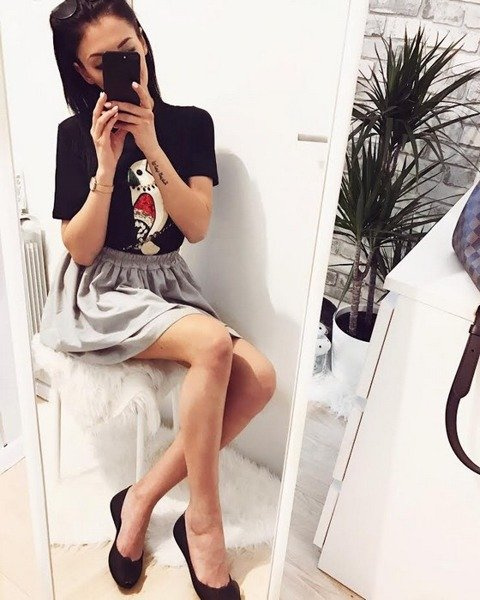 CZARNE GUMOWE BALERINKI MELISKI Z SERCEM HEART 2