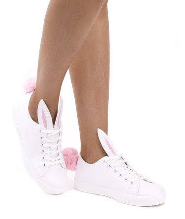 BIAŁE  TRAMPKI TENISÓWKI BUNNY