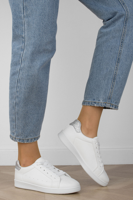 BIAŁE SNEAKERSY TRAMPKI KLASYCZNE MINFI