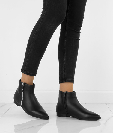CZARNE BOTKI KLASYCZNE SZTYBLETY
