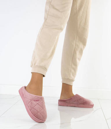 RÓŻOWE OCIEPLANE KAPCIE KLAPKI