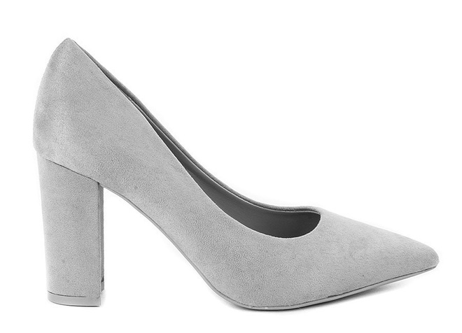 SZARE ZAMSZOWE CZÓŁENKA NA SŁUPKU LYNDA 1