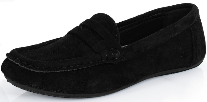 CZARNE MOKASYNY ZAMSZOWE DAMSKIE WSUWANE ORPE 3