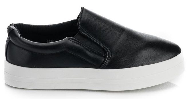 CZARNE TRAMPKI TENISÓWKI SLIP ON VIMI 2