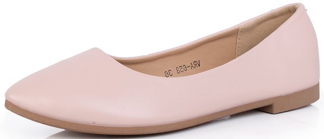 BEŻOWE WYGODNE DAMSKIE BALERINKI KLASYCZNE BONY 3