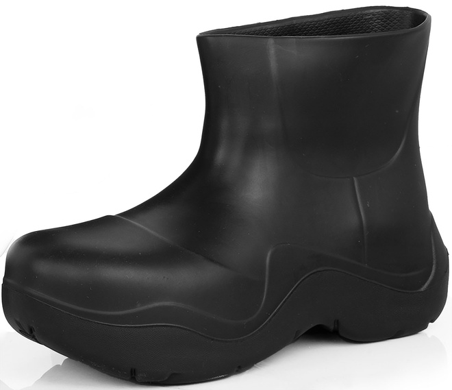 DAMSKIE CZARNE MATOWE KALOSZE BOTKI  3