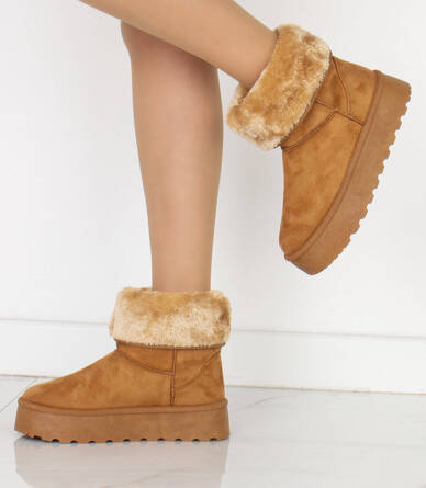 CAMEL OCIEPLANE ŚNIEGOWCE BOTKI NA PLATFORMIE CYNDI