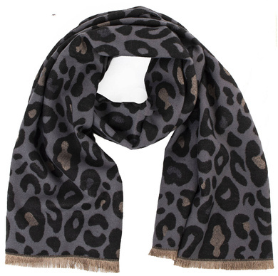 DUŻY CIEPŁY SZAL WE WZORY