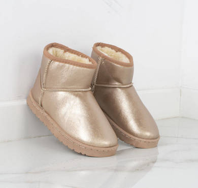 ZŁOTE OCIEPLANE ŚNIEGOWCE BOTKI