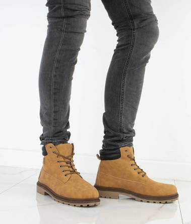 CAMEL TRAPERY BOTKI MĘSKIE SZNUROWANE