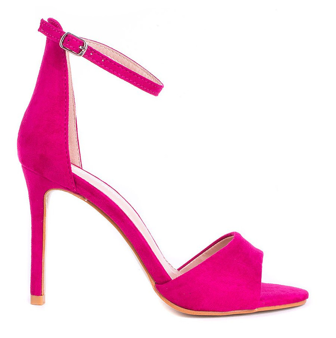 FUKSJA ZAMSZOWE SZPILKI SANDAŁY COLLIN 1