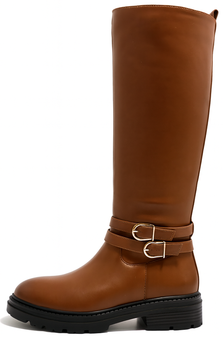 CAMEL DAMSKIE  KOZAKI SKÓRZANE OCIEPLANE ZAMEK VLOKIA 3