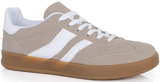 DAMSKIE BEŻOWE SNEAKERSY TRAMPKI BRINDA 1
