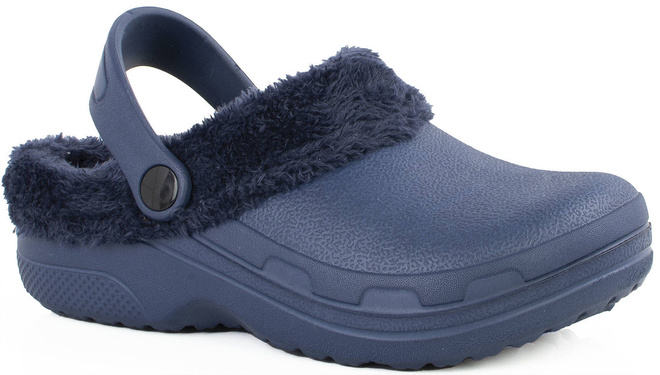 GRANATOWE OCIEPLANE KLAPKI CHODAKI KROKSY  2