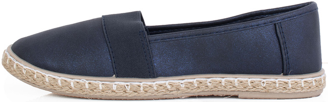 GRANATOWE ESPADRYLE BALERINKI TENISÓWKI  RUBYN 3