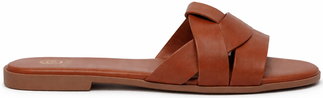 CAMEL KLASYCZNE KLAPKI WSUWANE DAMSKIE SKÓRZANE 1