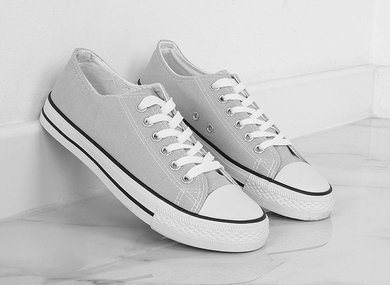 SZARE KLASYCZNE TRAMPKI FLEX