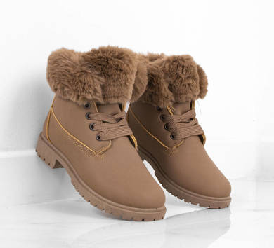 KHAKI OCIEPLANE TRAPERKI BOTKI TIMBERKI ALAS