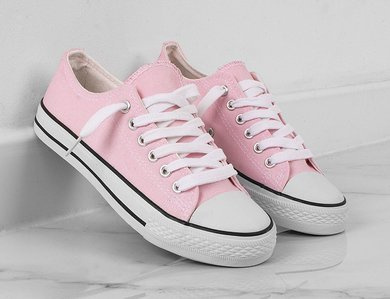 RÓŻOWE KLASYCZNE TRAMPKI FLEX