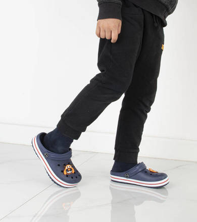 GRANATOWE KLAPKI KROKSY DZIECIĘCE