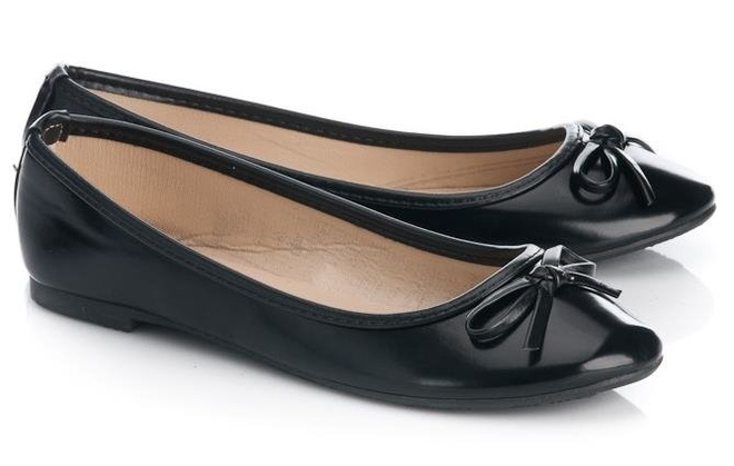 KLASYCZNE CZARNE BALERINKI