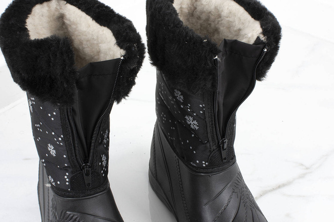 CZARNE SNIEGOWCE KALOSZE 8