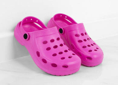 RÓŻOWE LEKKIE KLAPKI  KROKSY