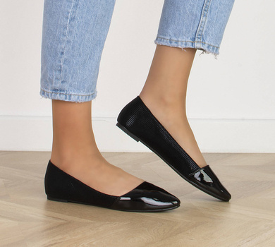 CZARNE BALERINKI KLASYCZNE WYGODNE CARMEN