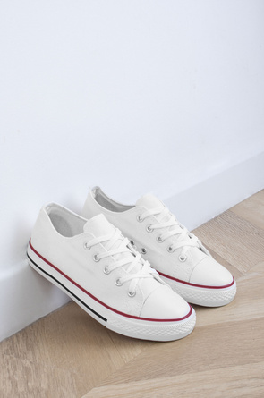 NISKIE BIAŁE TRAMPKI DZIECIĘCE