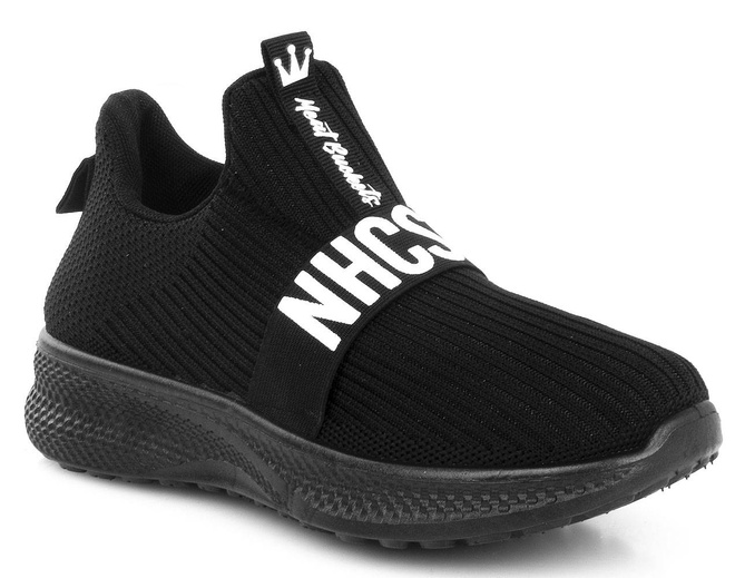 CZARNE LEKKIE SPORTOWE SNEAKERSY ROLO 1