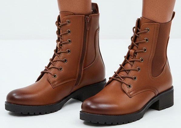 CAMEL SKÓRZANE BOTKI DAMSKIE OCIEPLANE TRAPERY GLANY OLIVIANNE 4