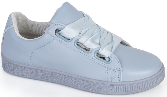 NIEBIESKIE DAMSKIE SNEAKERSY TRAMPKI SKÓRZANE SETES 1