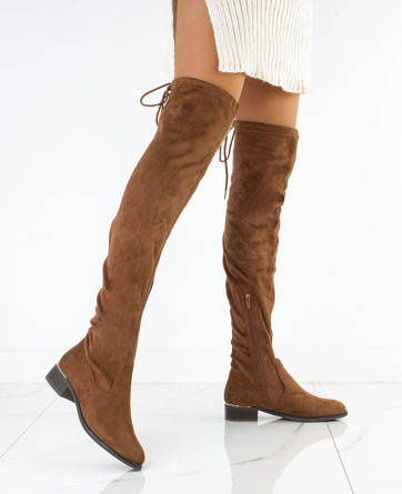 CAMEL ZAMSZOWE KOZAKI ZA KOLANO NA SŁUPKU PATRIS