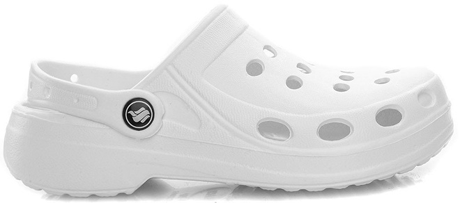 BIAŁE LEKKIE KLAPKI CHODAKI 8