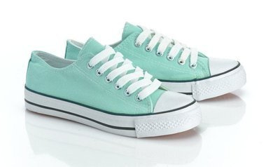 MIĘTOWE NISKIE TRAMPKI TENISÓWKI FLEX