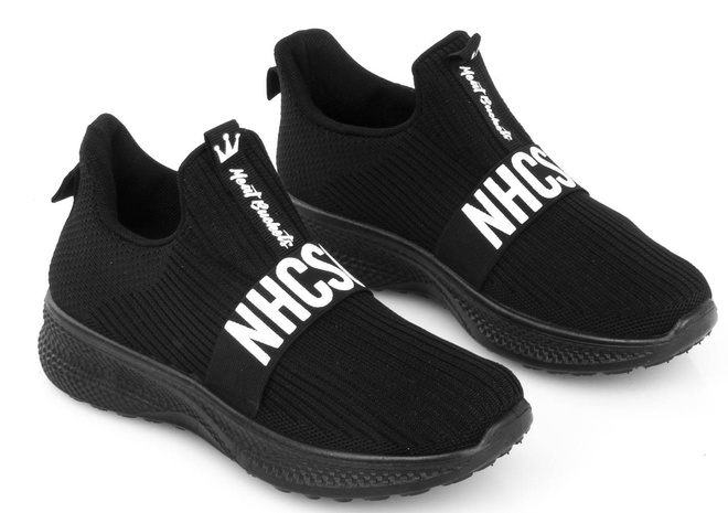 CZARNE LEKKIE SPORTOWE SNEAKERSY ROLO 3