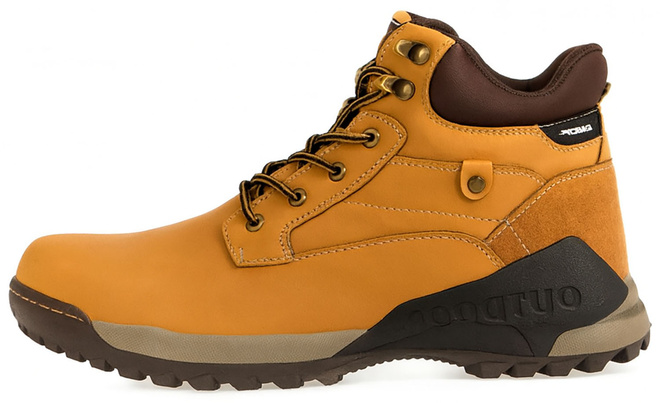 CAMEL OCIEPLANE TRAPERY BOTKI MĘSKIE SZNUROWANE 3