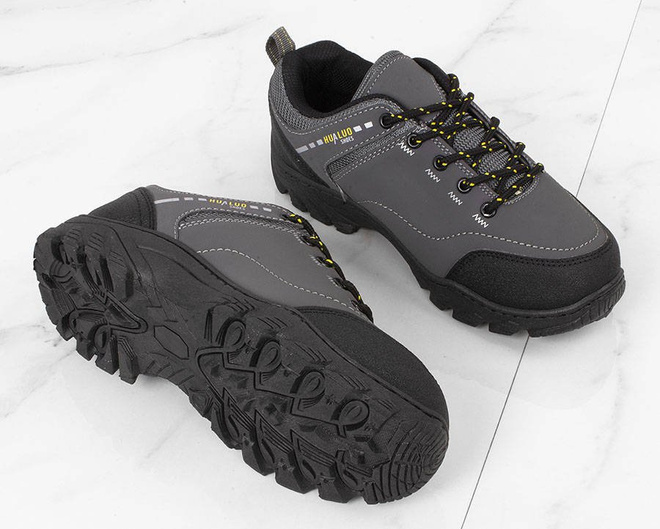 SZARE MĘSKIE BUTY TREKKINGOWE 7