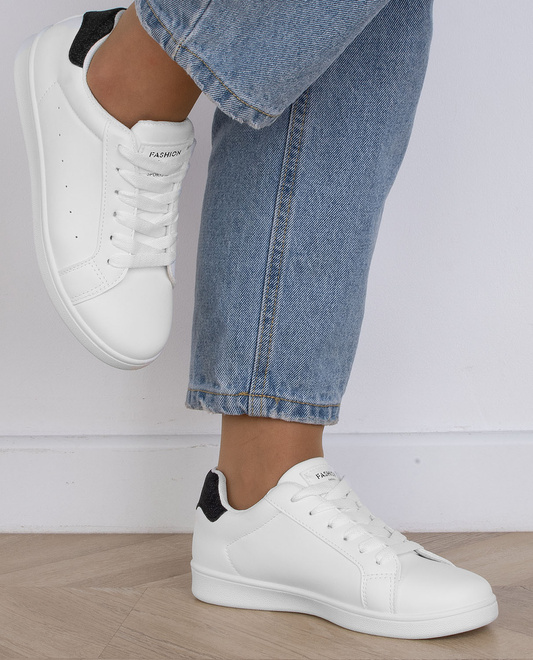 DAMSKIE BIAŁE SNEAKERSY TRAMPKI SKÓRZANE VENETY 7