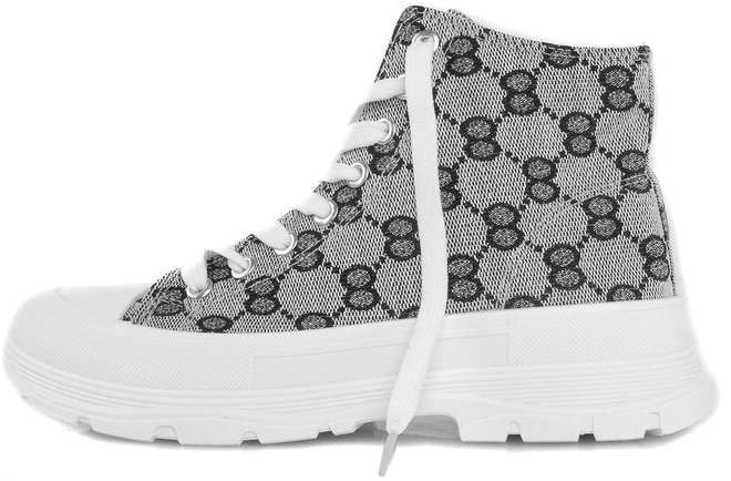 SZARE WYSOKIE TRAMPKI PALLADI 4