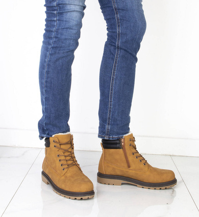 CAMEL TRAPERY BOTKI MĘSKIE SZNUROWANE