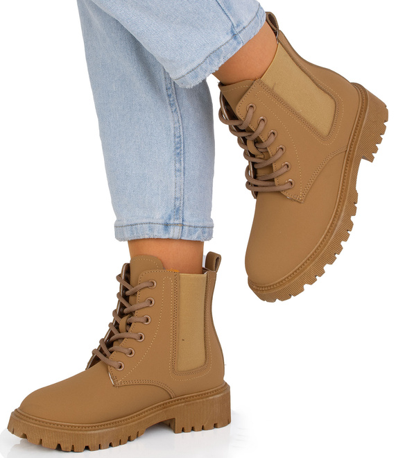 CAMEL BOTKI OCIEPLANE GLANY TRAPERY SZNUROWANE BOTTE 2