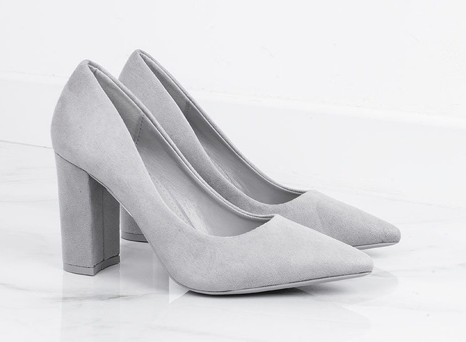 SZARE ZAMSZOWE CZÓŁENKA NA SŁUPKU LYNDA