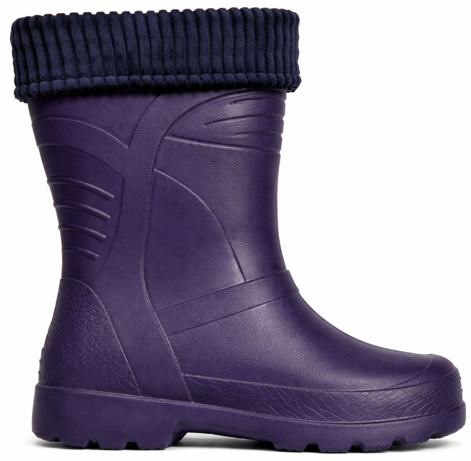 GRANATOWE MATOWE WYSOKIE KALOSZE IRAIN 1